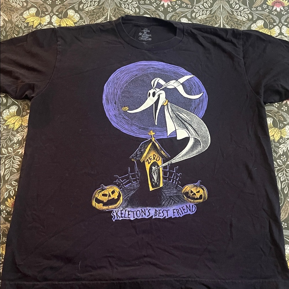 Disneys Nightmare Before Christmas Zero T-Shirt szXL